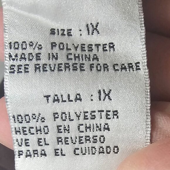 Kaelyn Max Blouse Brown Sheer Boho Lace Gypsy Hippie 1X - Picture 10 of 12